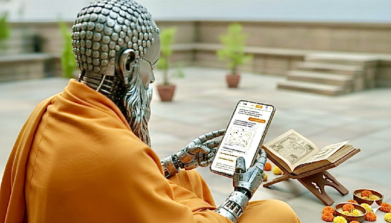 AI astrology chat interface preview